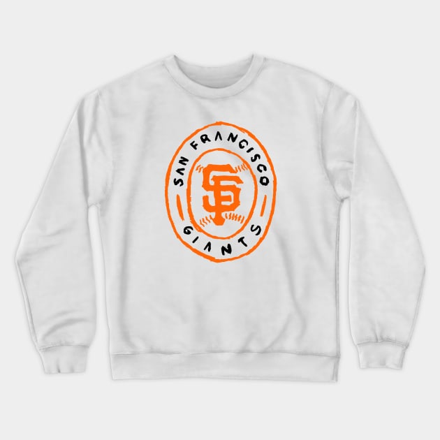 San Francisco Giaaaants 07 Crewneck Sweatshirt by Very Simple Graph